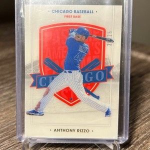 2021 Panini Chronicles Anthony Rizzo Chicago Cubs /25